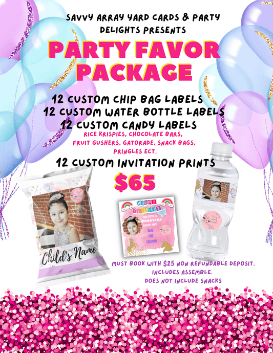 Savvy Array Party Delights Favor Package